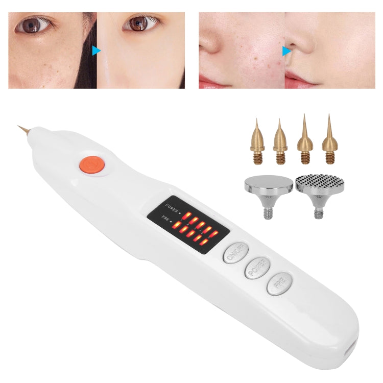 Spot Mole Pen Spot Removal Instrument Home Beauty Instrument, Spec: UK Plug-in Model(White) - free shipping - PMC TechLife - Order now!