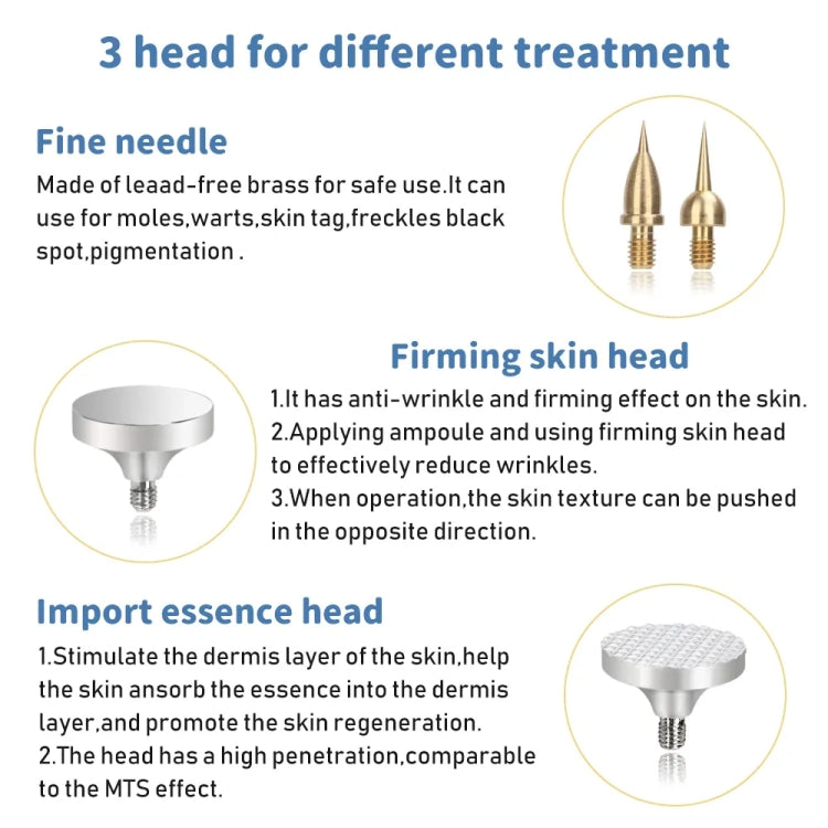 Spot Mole Pen Spot Removal Instrument Home Beauty Instrument, Spec: Charging Model US Plug(Silver) - free shipping - PMC TechLife - Order now!