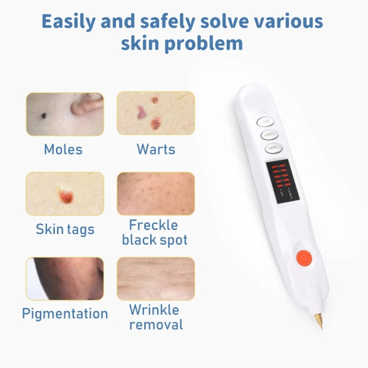 Spot Mole Pen Spot Removal Instrument Home Beauty Instrument, Spec: Plug-in Model EU(Black) - free shipping - PMC TechLife - Order now!