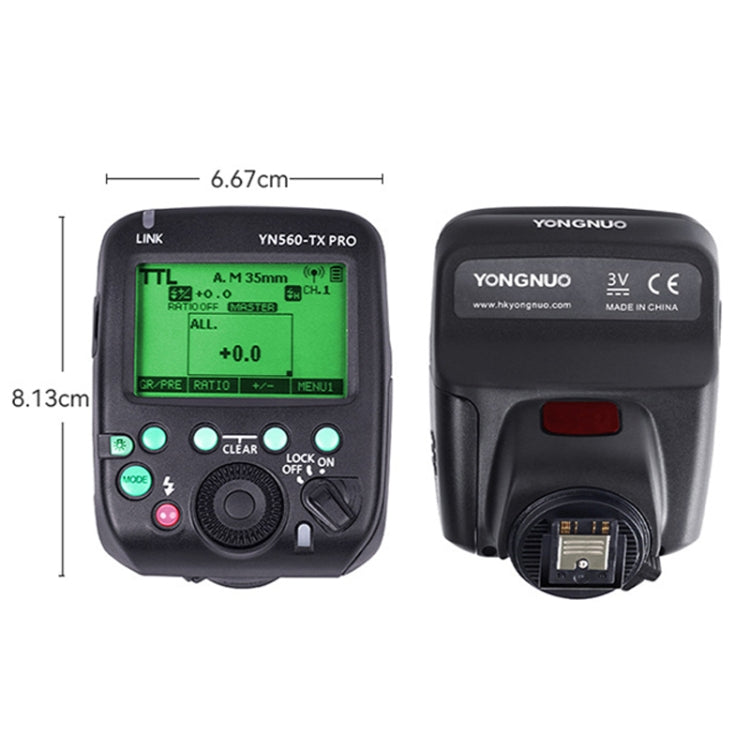 For Nikon YONGNUO YN560-TX Pro High-speed Synchronous TTL Trigger Wireless Flash Trigger - free shipping - PMC TechLife - Order now!