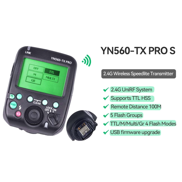 For Nikon YONGNUO YN560-TX Pro High-speed Synchronous TTL Trigger Wireless Flash Trigger - free shipping - PMC TechLife - Order now!