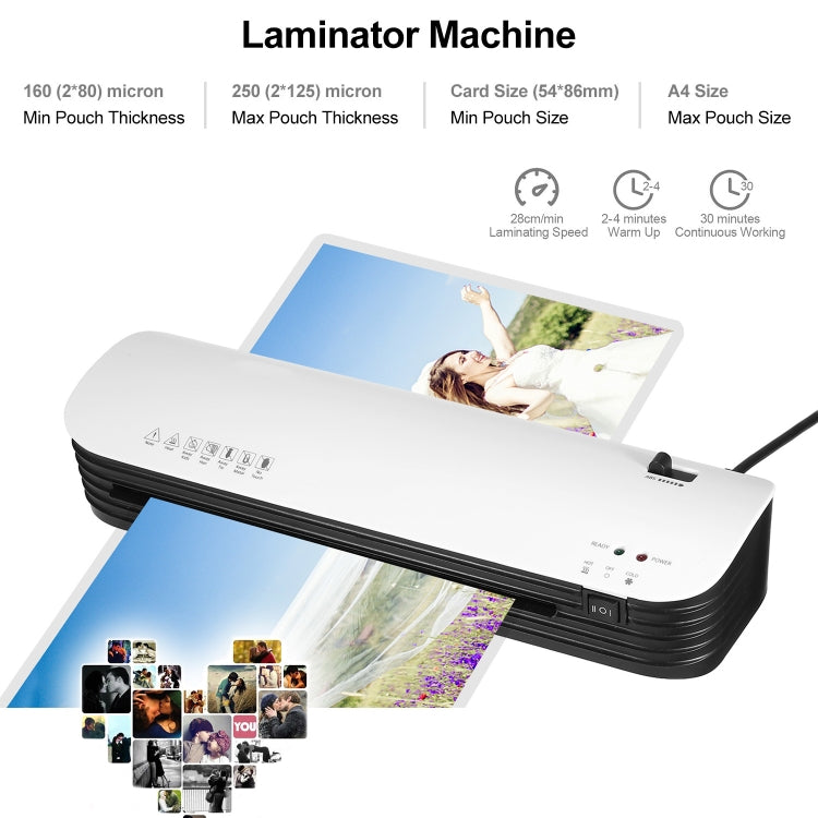 Osmile SL299 A4 Laminator Cold Hot Lamination Photo File Laminating Machine(AU Plug) - free shipping - PMC TechLife - Order now!
