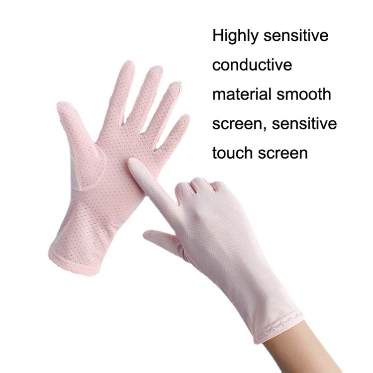 Free Code Summer Sunscreen Anti-ultraviolet Ice Silk Thin Gloves(Purple) - free shipping - PMC TechLife - Order now!