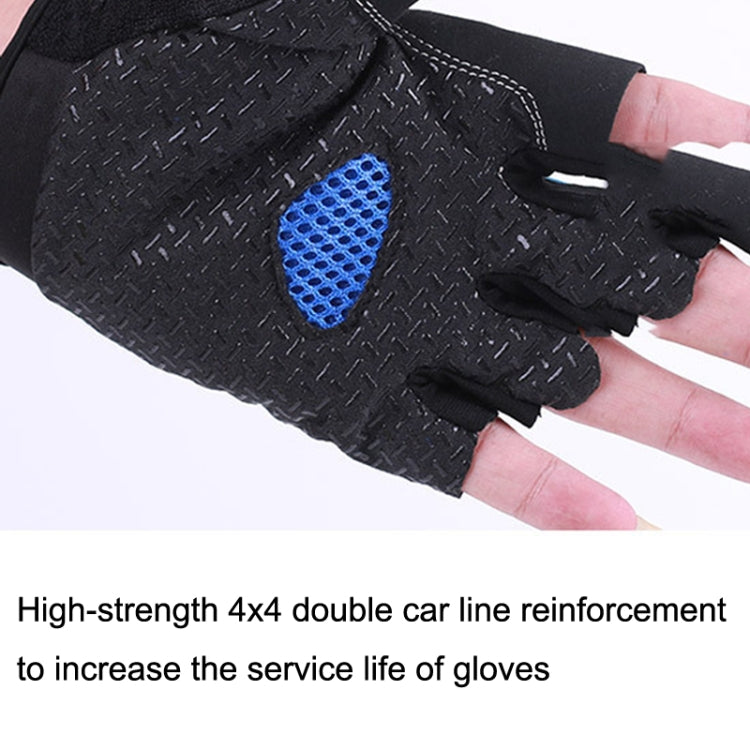 1pair Outdoor Sports Light and Breathable Summer Non-slip Fitness Half-finger Gloves(Red) - Cycling Gloves by PMC TechLife | Online Shopping South Africa | PMC TechLife | Buy Now Pay Later Mobicred