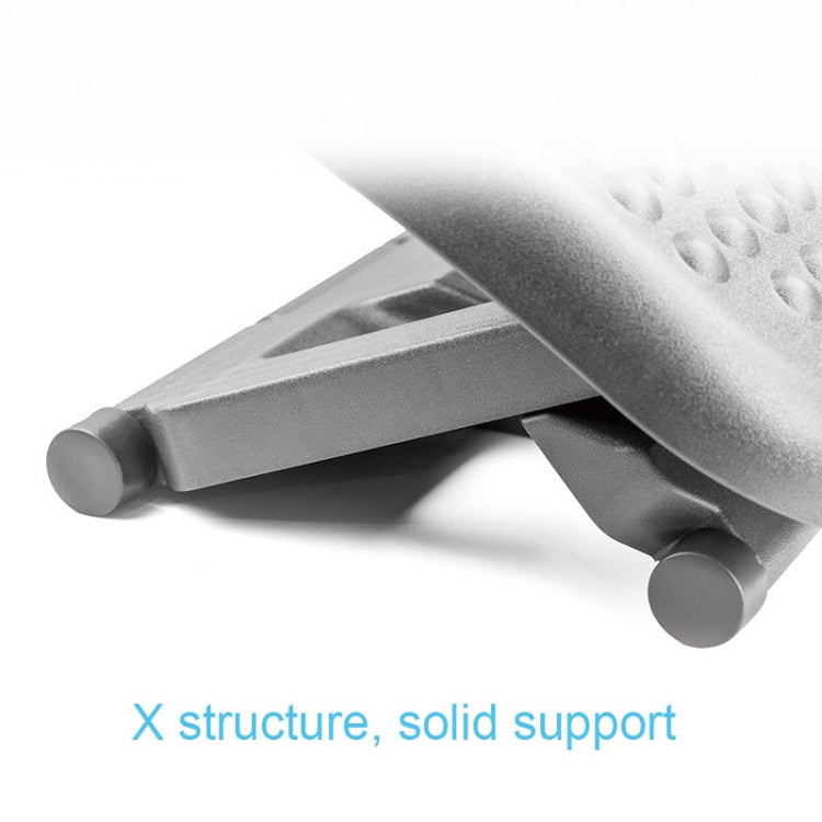 Office Adjustable Massage Foot Pedal Children Step Stool Pregnant Women Massage Mat(Black) - free shipping - PMC TechLife - Order now!