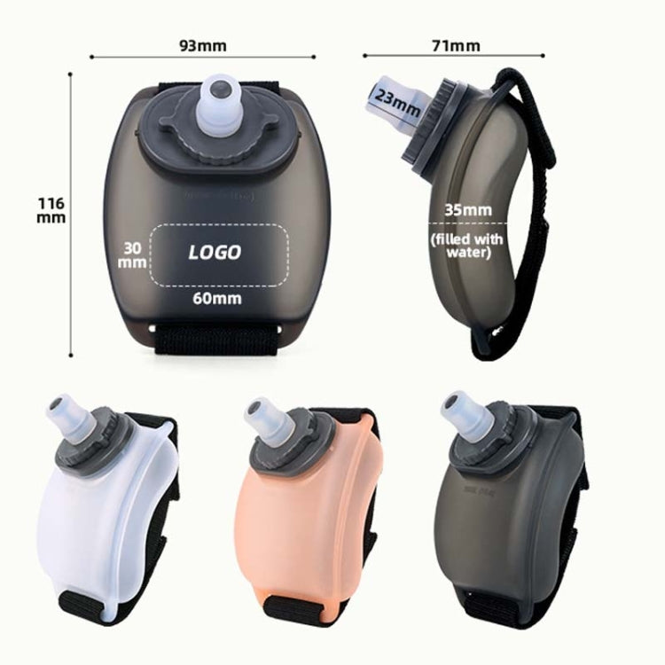 200ml Outdoor Running Wrist Water Bottle Hands Free Sports Cup(Skin Color) - Kettles by PMC TechLife | Online Shopping South Africa | PMC TechLife