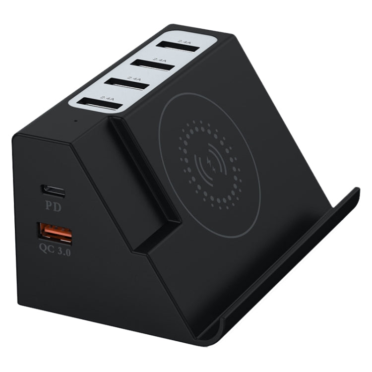 PD 20W +QC 3.0 Wireless Charging+6 Ports Multi-function Charger(US Plug) - free shipping - PMC Jewellery - Order now!