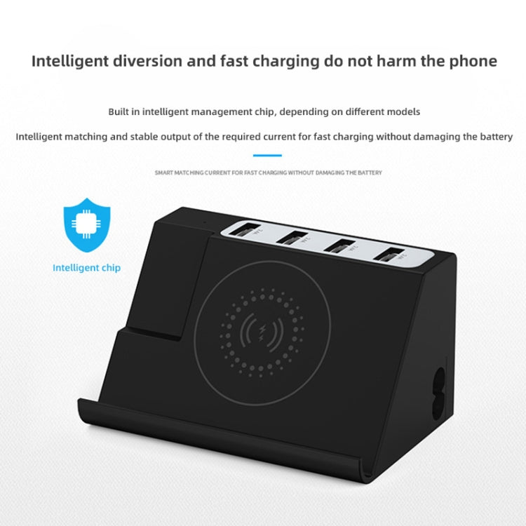 PD 20W +QC 3.0 Wireless Charging+6 Ports Multi-function Charger(US Plug) - free shipping - PMC Jewellery - Order now!