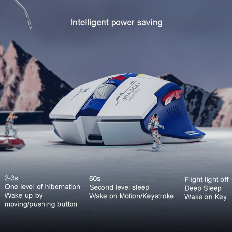 Inphic F9 Mecha Wireless Mouse Charging Office Game Mouse(Single Model 2.4G) - free shipping - PMC TechLife - Order now!