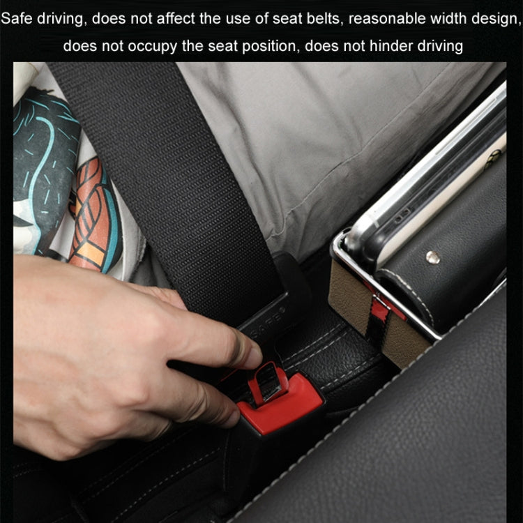 Car Seat Gap Storage Box Multifunctional Mobile Phone USB Charger, Color: QC3.0 Black - Stowing Tidying by PMC TechLife | Online Shopping South Africa | PMC TechLife | Buy Now Pay Later Mobicred