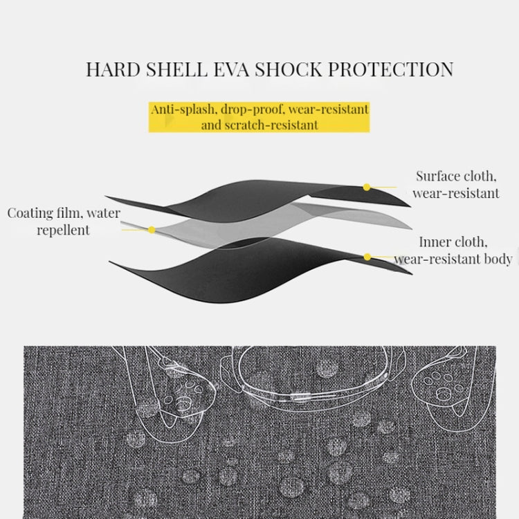 For PICO 4 VR Integrated Storage Bag Messenger Bag Hard Shell Protective Box - VR Accessories by PMC TechLife | Online Shopping South Africa | PMC TechLife | Buy Now Pay Later Mobicred