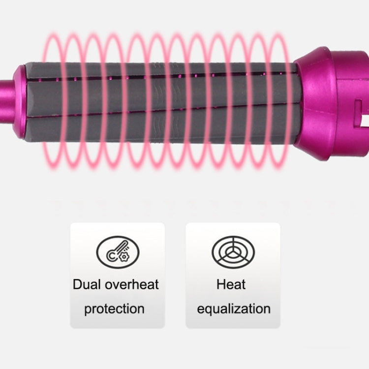 5 In 1 Hot Air Comb Automatic Curling Iron Curling & Straightening Hair Styling Comb Hair Dryer, Power: US Plug - free shipping - PMC TechLife - Order now!