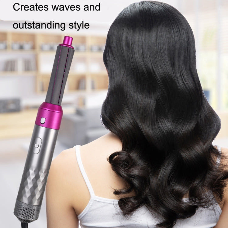 5 In 1 Hot Air Comb Automatic Curling Iron Curling & Straightening Hair Styling Comb Hair Dryer, Power: US Plug - free shipping - PMC TechLife - Order now!