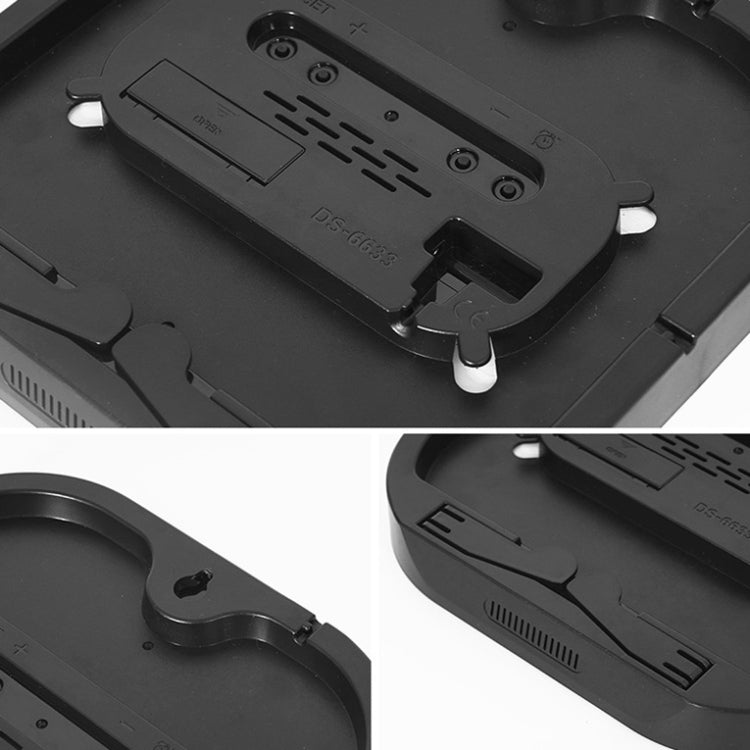 6633 LED Screen Digital Display Timing Desktop Alarm Clock Living Room Hanging Clock(Blue Light) - Wall Clock by PMc TechLife | Online Shopping South Africa | PMc TechLife | Buy Now Pay Later Mobicred