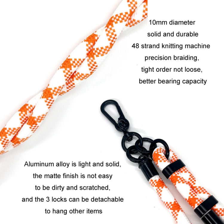 10mm Thick Rope Mobile Phone Anti-Lost Adjustable Lanyard Spacer(Camouflage Pink) - Lanyards & Wrist Straps by PMc TechLife | Online Shopping South Africa | PMc TechLife | Buy Now Pay Later Mobicred