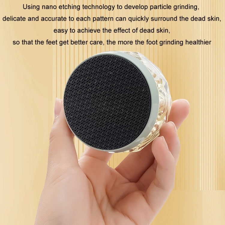 2 in 1 Double-sided Foot Grinder Crystal Glass Manual Epilator(Yellow) - Hair Removal by PMC TechLife | Online Shopping South Africa | PMC TechLife | Buy Now Pay Later Mobicred