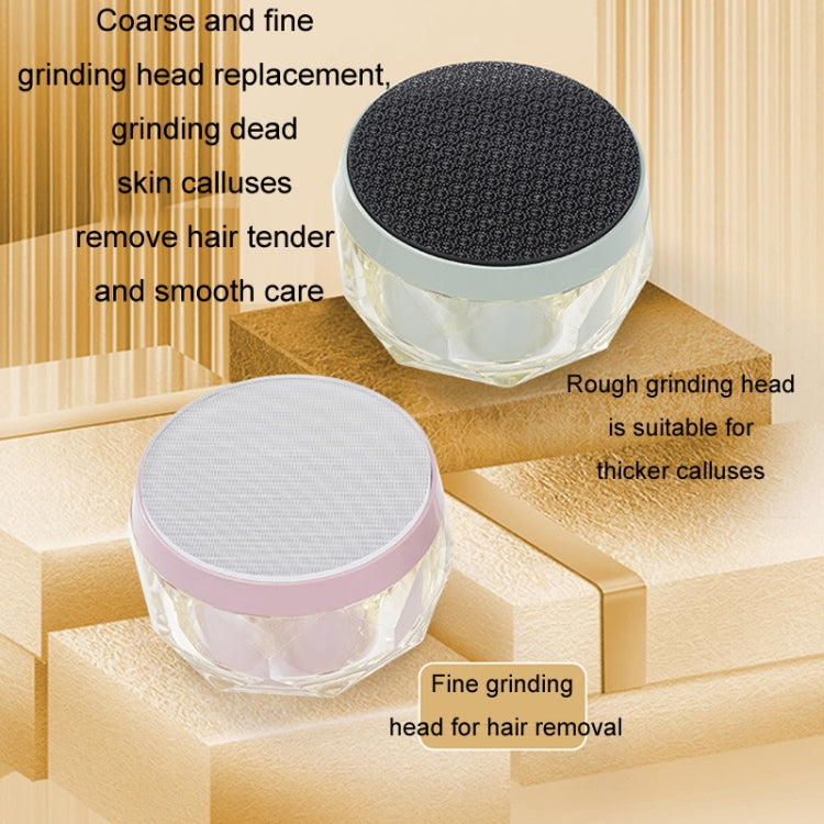 2 in 1 Double-sided Foot Grinder Crystal Glass Manual Epilator(Yellow) - Hair Removal by PMC TechLife | Online Shopping South Africa | PMC TechLife | Buy Now Pay Later Mobicred