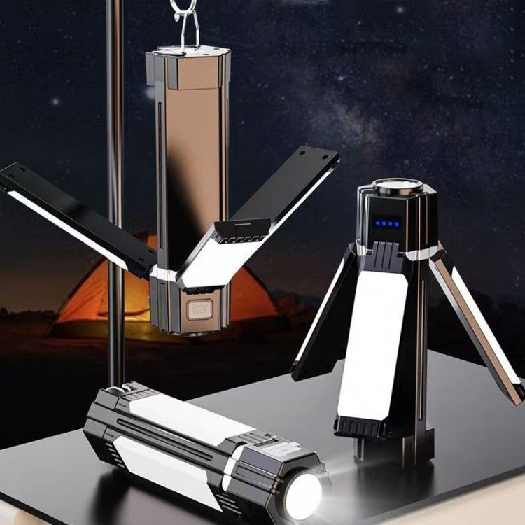 Outdoor Camping Light Folding Lighting Hangable Work Lights Multi-Function Emergency Lights 3000mAh - Camping Lighting by PMc TechLife | Online Shopping South Africa | PMc TechLife | Buy Now Pay Later Mobicred