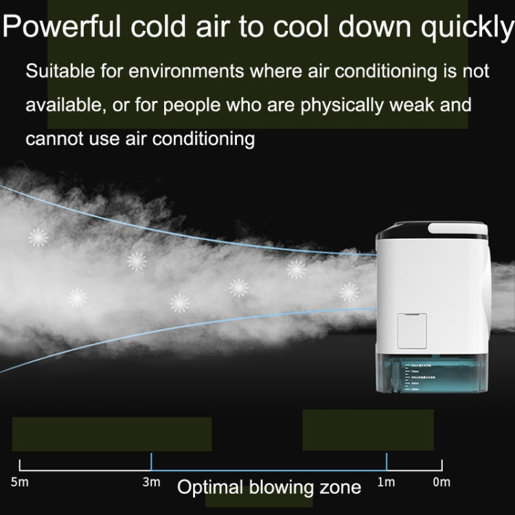 Desktop Mini Cold Air Fan Home Humidifier Dual Spray Air Conditioning Fan With CN Plug - Electric Fans by PMC TechLife | Online Shopping South Africa | PMC TechLife | Buy Now Pay Later Mobicred