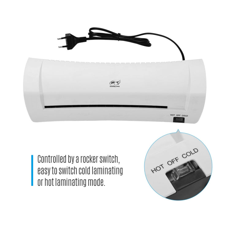 Osmile SL200 A4 Photo Cold and Hot Laminating Machine 340mm/min Speed UK Plug - Photo Film Covering Machine by Osmile | Online Shopping South Africa | PMC TechLife | Buy Now Pay Later Mobicred