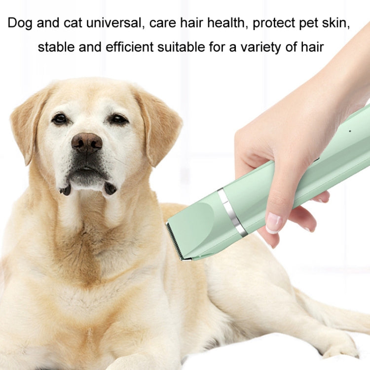 Pet Shaver Cat Dog Paw Hair Clipper Electric Fader, Color: 2 in 1 White - Electric Clipper by PMC TechLife | Online Shopping South Africa | PMC TechLife | Buy Now Pay Later Mobicred