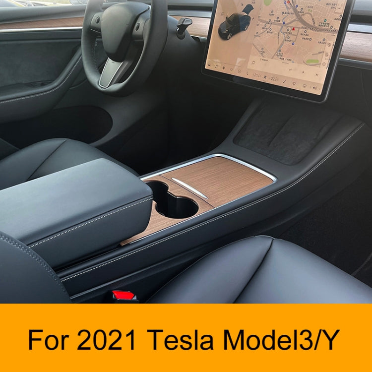 For Tesla Model3/Y Central Control Panel Modification Anti-Scratch Protective Sticker(Matte White) - Car Interior Mouldings by PMC TechLife | Online Shopping South Africa | PMC TechLife | Buy Now Pay Later Mobicred