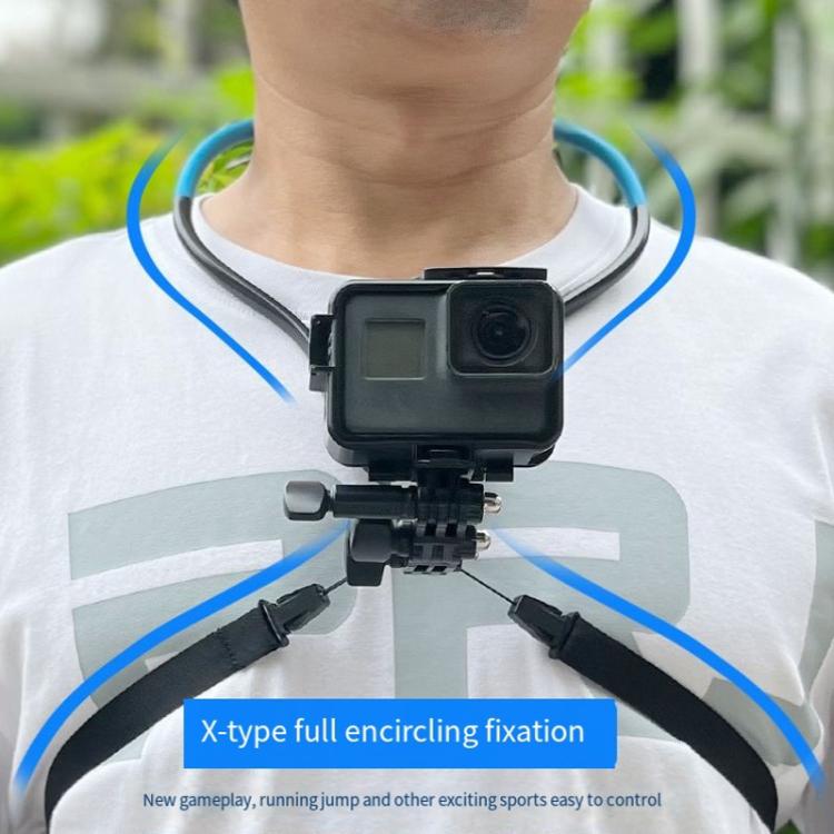 TUYU Camera Neck Holder Mobile Phone Chest Strap Mount  For Video Shooting//POV, Spec: With Phone Clip (Black) - Stand by PMC TechLife | Online Shopping South Africa | PMC TechLife | Buy Now Pay Later Mobicred