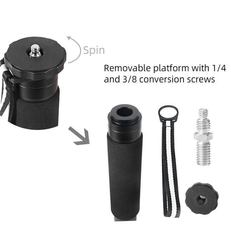 BEXIN P285C Carbon Fiber DSLR Camera Monopod Mountaineering Stick Photography Selfie Holder - Monopods by BEXIN | Online Shopping South Africa | PMC TechLife | Buy Now Pay Later Mobicred