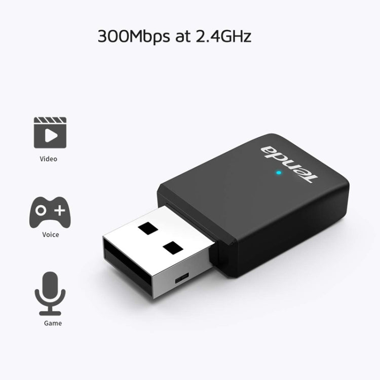 Tenda U9 650Mbs Drive-Free USB Wireless Network Card 5G Dual Band Desktop Laptop WiFi Receiver - free shipping - PMC TechLife - Order now!