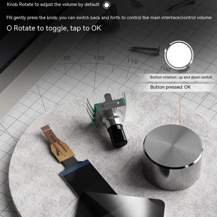 LANGTU LT104 Mechanical Keyboard Backlight Display Flexible DIY Keyboard, Style: Wired Single Mode Silver Axis (White) - free shipping - PMC Jewellery - Order now!