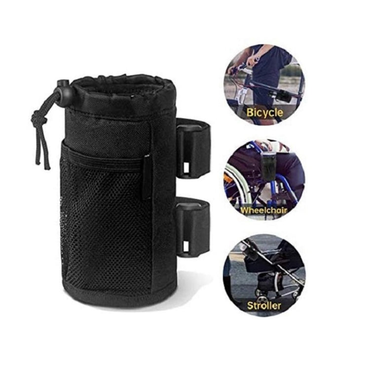 Bicycle Water Cup Holder Stroller Hanging Bottle Bag(Black) - Bicycle Bags by PMC TechLife | Online Shopping South Africa | PMC TechLife | Buy Now Pay Later Mobicred