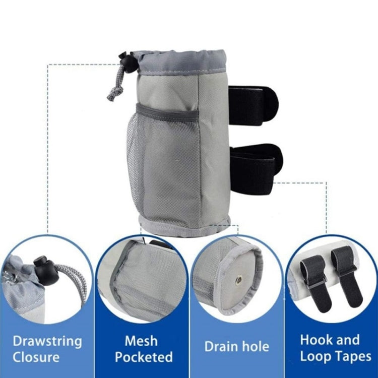 Bicycle Water Cup Holder Stroller Hanging Bottle Bag(Grey) - Bicycle Bags by PMC TechLife | Online Shopping South Africa | PMC TechLife | Buy Now Pay Later Mobicred