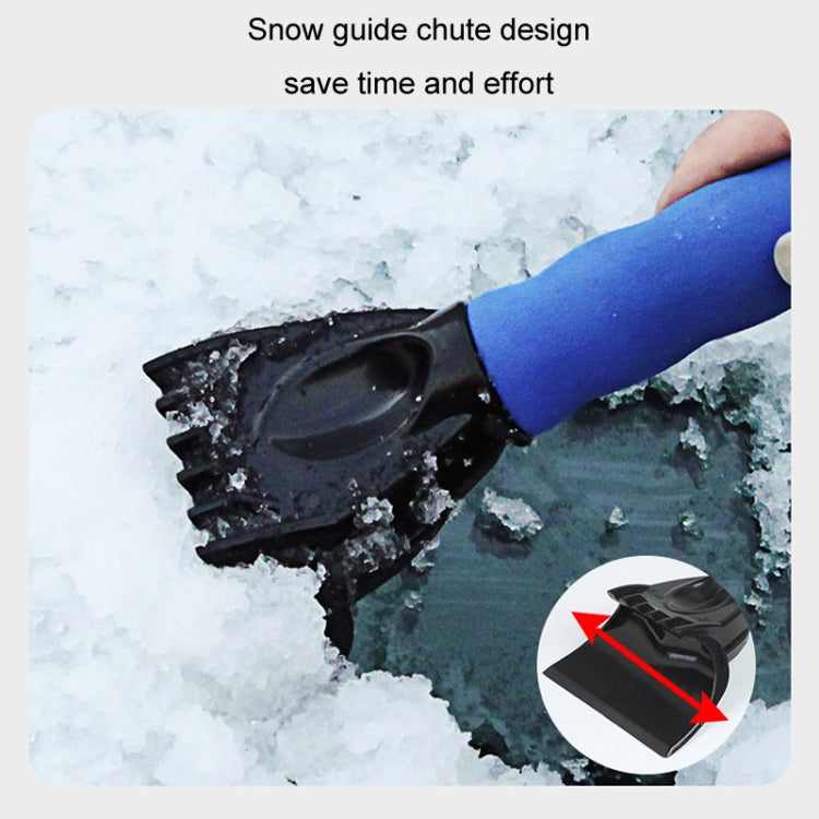 Vehicle Mounted Snow Shovel De-Icer Cleaning Tool, Color: Red+Gloves - Ice Scraper by PMC TechLife | Online Shopping South Africa | PMC TechLife | Buy Now Pay Later Mobicred