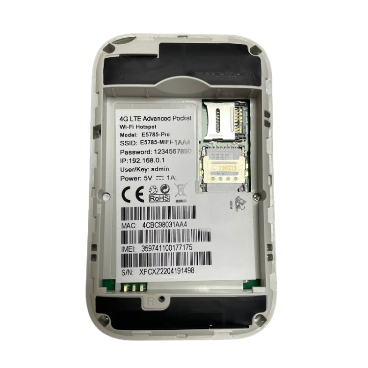 E5785-PRO Eurasian Edition 4G Mobile WIFI Pocket Hotspot LCD Sim Card Router - Wireless Routers by PMC Jewellery | Online Shopping South Africa | PMC Jewellery | Buy Now Pay Later Mobicred