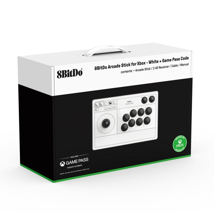 8Bitdo Wireless 2.4G Arcade Stick For Xbox Series X / S / Xbox One / Windows 10(Black) - Gamepad by 8BitDo | Online Shopping South Africa | PMC TechLife | Buy Now Pay Later Mobicred