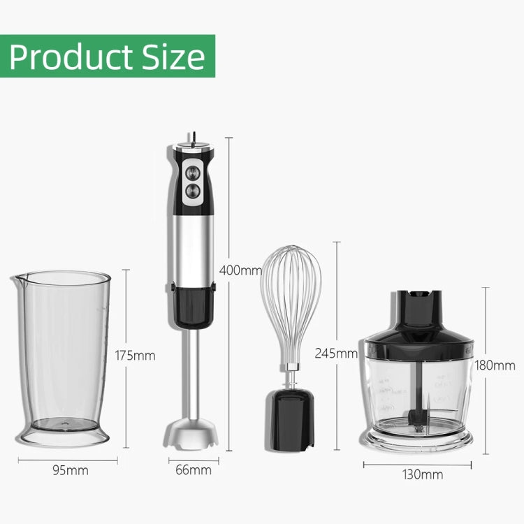 6-in-1 600W Multifunctional  Electric Blender Stainless Steel Food Cooking Stick UK Plug - Stirrer & Squeezer by PMC TechLife | Online Shopping South Africa | PMC TechLife | Buy Now Pay Later Mobicred