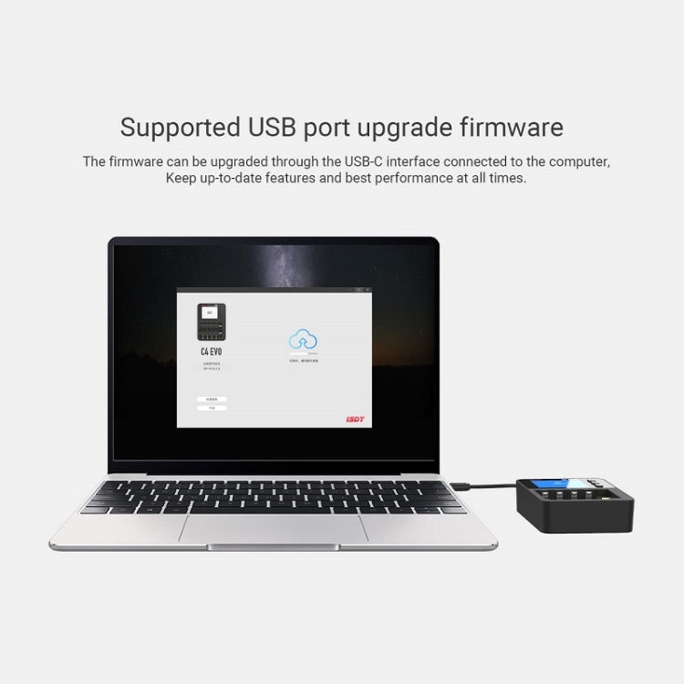 ISDT C4 EVO NiMH/NiCd Cylindrical Lithium Battery Smart Charger(Black) - free shipping - PMC Jewellery - Order now!