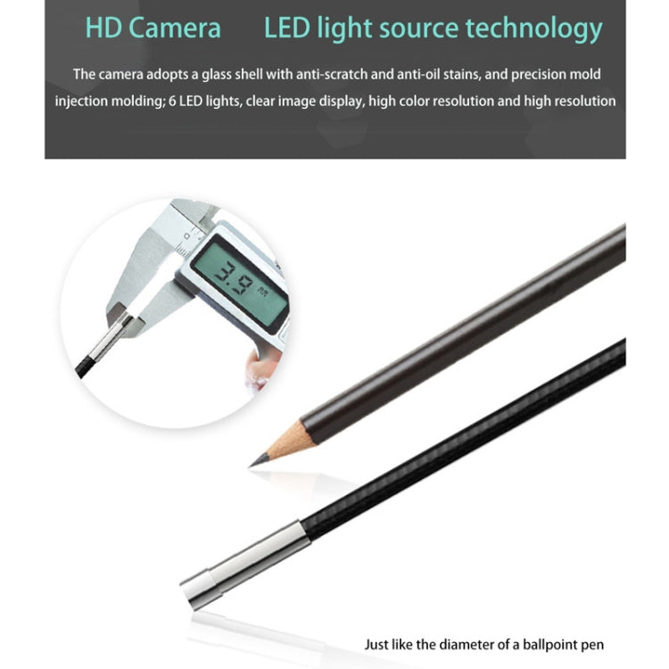 TESLONG NTS450A 4.5-inch Screen Industrial Handheld Endoscope with Light, Speci: 7.6mm Lens-3m - free shipping - PMC TechLife - Order now!