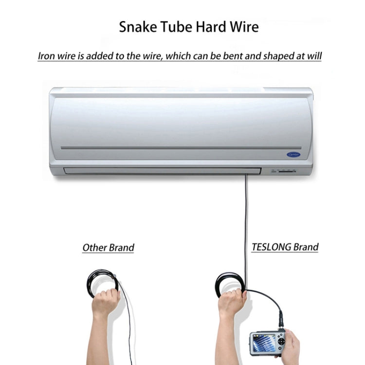 TESLONG NTS450A 4.5-inch Screen Industrial Handheld Endoscope with Light, Speci: 7.6mm Lens-5m - free shipping - PMC TechLife - Order now!