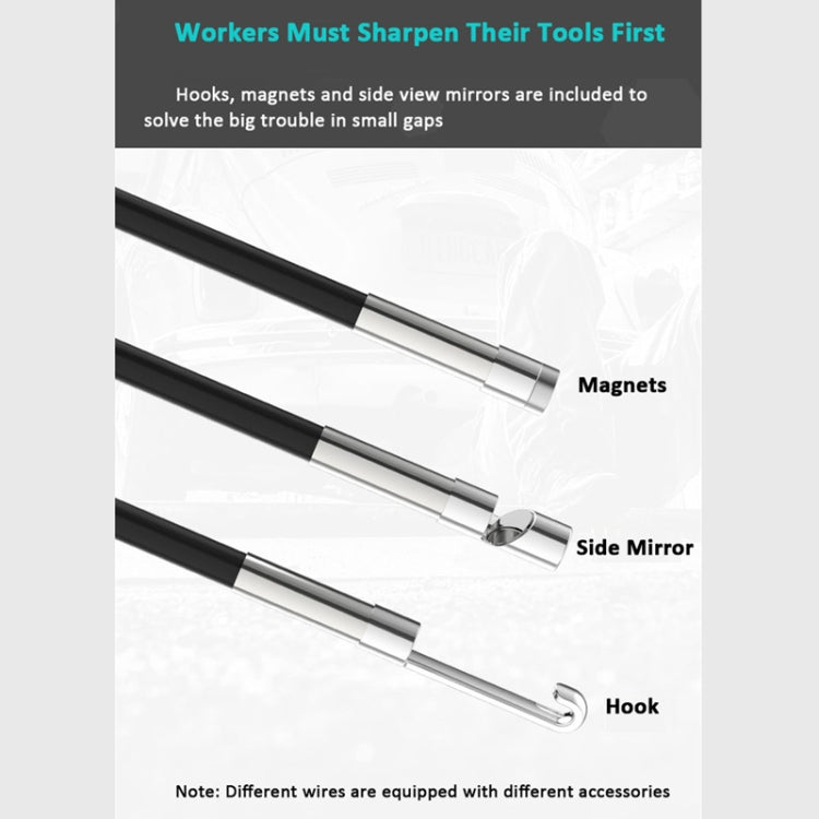 TESLONG NTS450A 4.5-inch Screen Industrial Handheld Endoscope with Light, Speci: 7.6mm Lens -1m - free shipping - PMC TechLife - Order now!