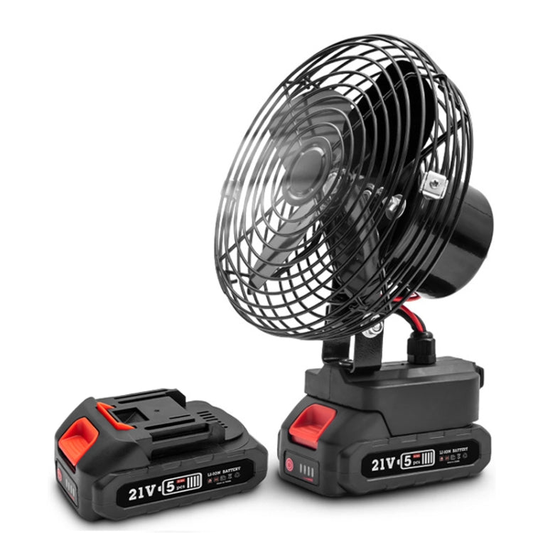 HILDA Portable Powerful Fan Outdoor Hair Dryer, With EU Plug Adaptor, Style: 6 inch With 2 Battery (3000mAh) - free shipping - PMC TechLife - Order now!