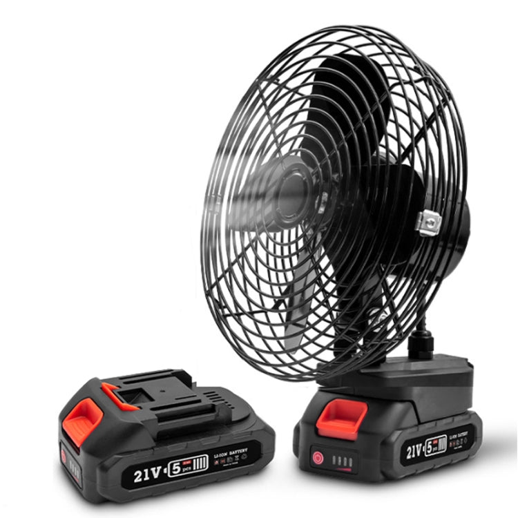HILDA Portable Powerful Fan Outdoor Hair Dryer, With EU Plug Adaptor, Style: 8 inch With 2 Battery (3000mAh) - free shipping - PMC TechLife - Order now!
