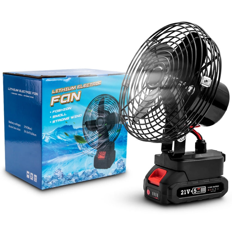 HILDA Portable Powerful Fan Outdoor Hair Dryer, With EU Plug Adaptor, Style: 6 inch With 1 Battery (3000mAh) - free shipping - PMC TechLife - Order now!