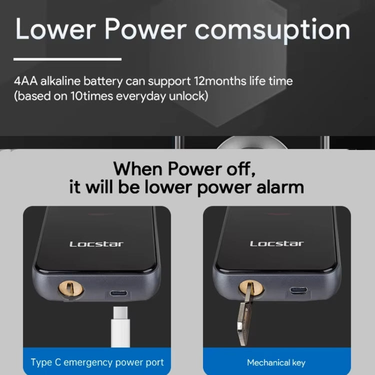 A60 Smart Fingerprint Password Door Lock With Doorbell, Spec: Basic Version Gold - Door Lock by PMc TechLife | Online Shopping South Africa | PMc TechLife | Buy Now Pay Later Mobicred