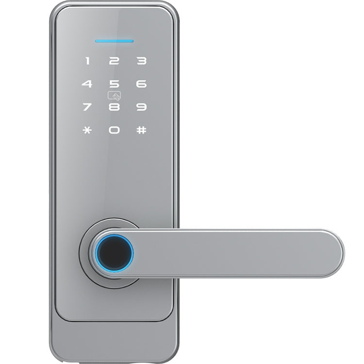 C89 Smart Fingerprint Password Lock Home Indoor Door TUYA System Lock(Silver) - Door Lock by PMc TechLife | Online Shopping South Africa | PMc TechLife | Buy Now Pay Later Mobicred