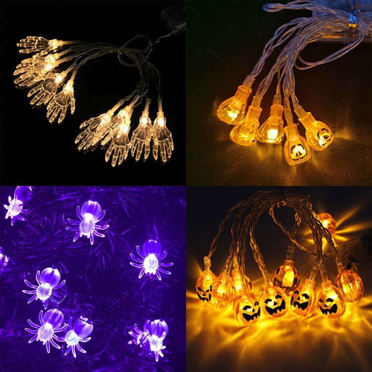 Colorful 3m 20LEDs Halloween LED Cartoon Atmosphere Decorative Light String(Purple Spider) - Decoration Lamps by PMC TechLife | Online Shopping South Africa | PMC TechLife