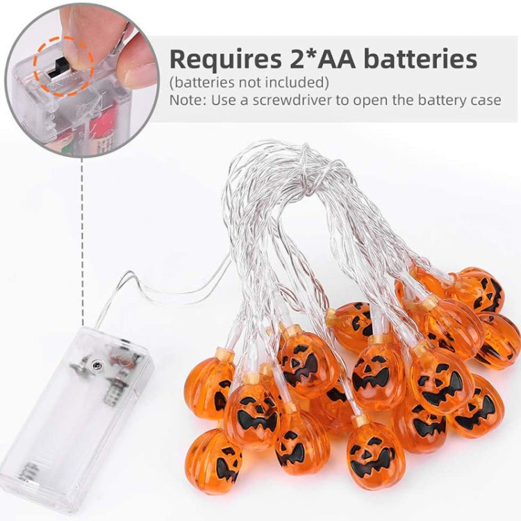 Colorful 3m 20LEDs Halloween LED Cartoon Atmosphere Decorative Light String(Purple Spider) - Decoration Lamps by PMC TechLife | Online Shopping South Africa | PMC TechLife