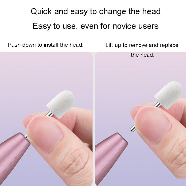 Electrical Nail Polisher Multifunctional Nail Polish Remover Pen Nail Sharpener(Red) - Grinding Tools & Accessories by PMC TechLife | Online Shopping South Africa | PMC TechLife | Buy Now Pay Later Mobicred