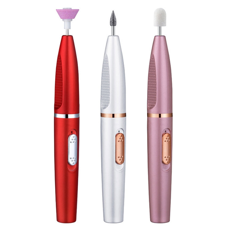Electrical Nail Polisher Multifunctional Nail Polish Remover Pen Nail Sharpener(Rose Gold) - Grinding Tools & Accessories by PMC TechLife | Online Shopping South Africa | PMC TechLife | Buy Now Pay Later Mobicred