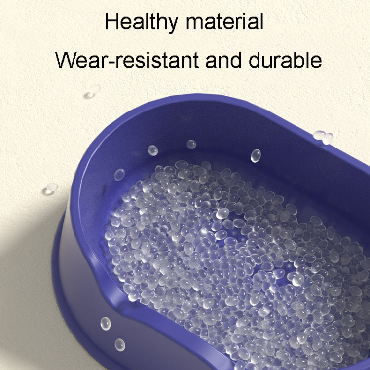 Open Litter Pan Large Capacity Plastic Pet Kennel, Model: Square Purple - Beds by PMC TechLife | Online Shopping South Africa | PMC TechLife | Buy Now Pay Later Mobicred